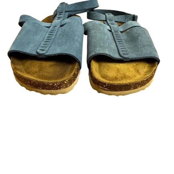 Sundance Warm Earth Sandals Blue Gladiator Size 37 = US 7 - Picture 6 of 10